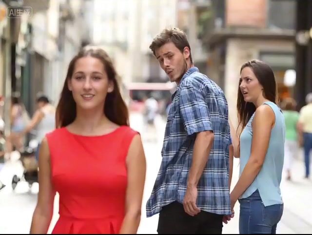 Bollywood Dance Distracted Boyfriend Meme