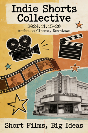 Quirky Short Film Festival Poster